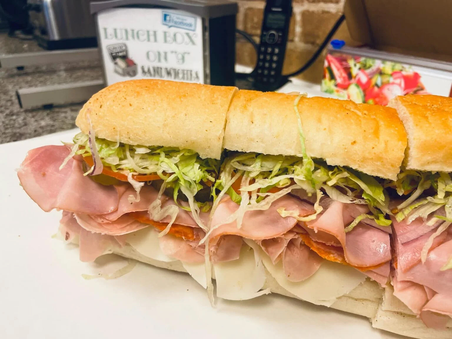 sandwich closeup